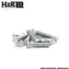 HR-1254044 H&R hjulbult M12x1.5 Splinesad Silver, Längd 40mm 14,2mm Diameter