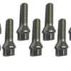 HR-14253801Pkt Paket hjulbultar 10st M14x1.25 BMW Mini Koniska Silver, Längd 38mm 10 st bultar