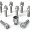 HR-1453501SET H&R Bultsats inkl låsbutar M14x1.5 Konisk Silver, Längd 35mm