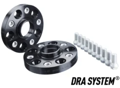 H&R SPACERS 20mm per sida Svart AUDI A6 4G