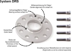 H&R SPACERS TOYOTA YARIS GR 2020- 15mm per sida