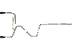 Hyundai Elantra N 2022-2023 L4-2.0L (t) Takeda 3in 304 SS Cat-Back Sportavgassystem - Svarta Utblås aFe Power