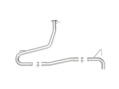 Hyundai Kona 2018-2023 L4-1.6L (t) Takeda 2-1/2in 304 SS Axle-Back Sportavgassystem (Utan Ljuddämpare) aFe Power