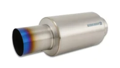 4'' In / 4'' Ut Titanium Ljuddämpare Rak Vibrant (Slutburk) Performance
