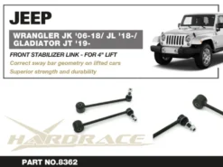 Jeep Gladiator JT / Wrangler JK / JL / unlimited 2006-2019 Främre Stab.Stag Hardrace