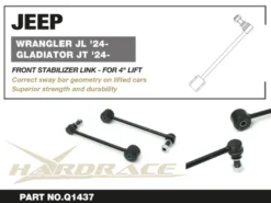 Jeep Gladiator JT / Wrangler JL / Unlimited 2018-2019 Främre Stab.Stag Hardrace