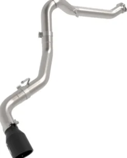 Jeep Gladiator 2021-2023 V6-3.0L Vulcan Series 3in 304 SS DPF-Back Sportavgassystem aFe Power - Svarta Utblås