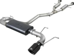 Jeep Grand Cherokee (WK2) 2014-2021 V6-3.6L 3in 304 Rostfritt Stål Cat-Back Sportavgassystem aFe Power - Svarta Utblås