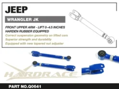 Jeep WRANGLER 06-18 JK Främre Övre Länkarmar - Justerbara V2. (LIFT 0~4.5'') Hardrace