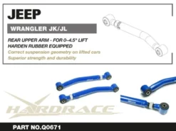 Jeep WRANGLER 06-18 JK / 18- JL Bakre Övre Länkarmar - Justerbara (0~4.5'' LIFT) V2. Hardrace
