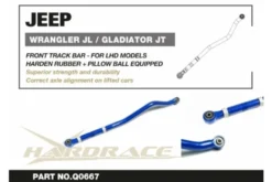 Jeep Wrangler JL 18-/ Gladiator JT 19- (LHD) Främre Track Bar (För 0-4'' Höjning) Hardrace