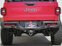 Jeep Wrangler (JL) 2018-2024 V6-3.6L Vulcan Series 3in-2-1/2in 304 SS Cat-Back Sportavgassystem aFe Power - Svarta Utblås