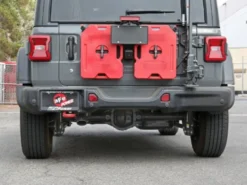 Jeep Wrangler 2018-2024 L4-2.0L (t)/V6-3.6L MACH Force-Xp Axle-Back Sportavgassystem aFe Power - Svarta Utblås