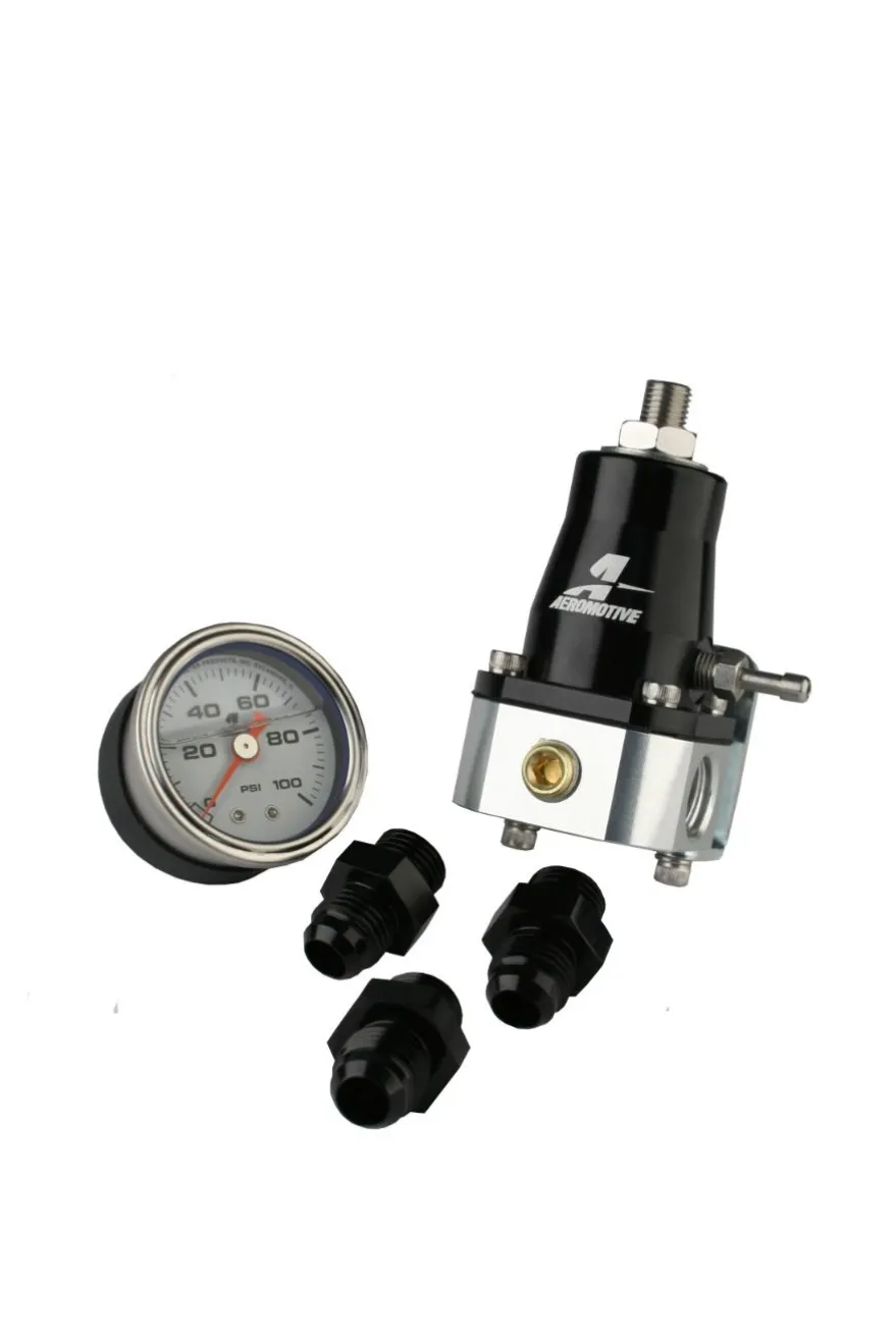 Justerbar Bränsletrycksregulator och Tillbehörskit Aeromotive