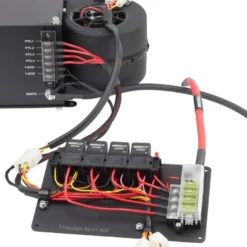 Kabelhärva med 4-Position Knapp och 4st Relän för 12v 1000W Värmepaket T7Design