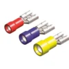 Kabelskor Isolerade ''Hona'' - 6,3mm - (10st) QSP Products
