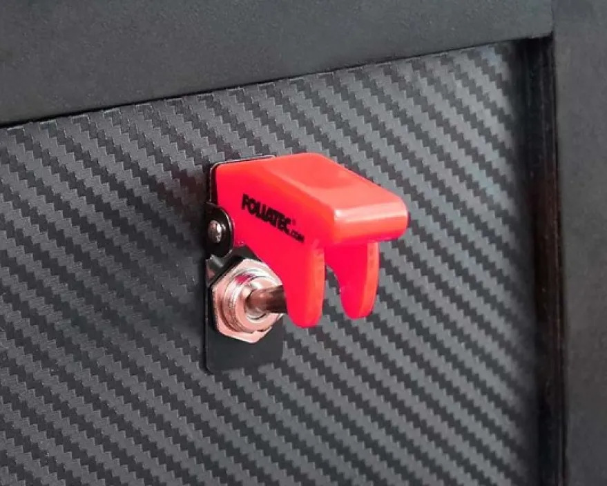 Kill Switch ON/OFF, Cover Röd Foliatec