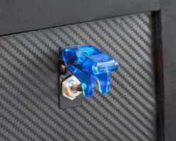 Kill Switch ON/OFF, Cover Transparent Blå Foliatec
