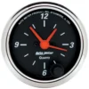 Klocka 52mm 12HR ANALOG DESIGNER BLACK