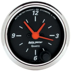 Klocka 52mm 12HR ANALOG DESIGNER BLACK