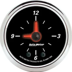 Klocka 52mm 12HR ANALOG DESIGNER BLACK II