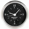 Klocka 52mm 12HR Analog OLD TYME BLACK