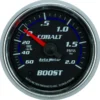 Laddtrycksmätare 52mm 60CMHG / 2.0BAR (Mekanisk) COBALT