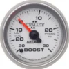 Laddtrycksmätare 52mm 30IN HG / 30PSI (Digital Stepper-motor) ULTRA-LITE II