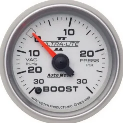Laddtrycksmätare 52mm 30IN HG / 30PSI (Digital Stepper-motor) ULTRA-LITE II