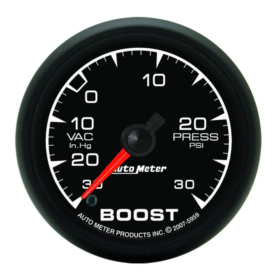 Laddtrycksmätare 52mm 30INHG / 30PSI (Digital Stepper-motor) ES