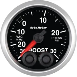 Laddtrycksmätare 52mm 30INHG / 30PSI (Digital Stepper-motor) ELITE