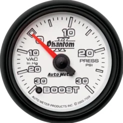 Laddtrycksmätare 52mm 30 IN HG / 30PSI (Digital Stepper-motor) PHANTOM II