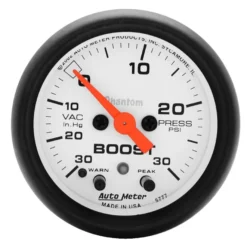 Laddtrycksmätare 52mm 30 IN HG / 30PSI (Digital Stepper-motor) PHANTOM