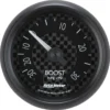 Laddtrycksmätare 52mm 30INHG / 30PSI (Mekanisk) GT