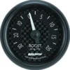 Laddtrycksmätare 52mm 30INHG / 20PSI (Mekanisk) GT