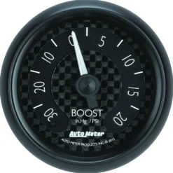 Laddtrycksmätare 52mm 30INHG / 20PSI (Mekanisk) GT