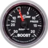 Laddtrycksmätare 52mm 30IN HG / 20PSI (Mekanisk) SPORT-COMP II