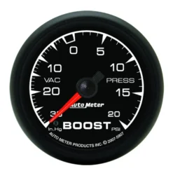 Laddtrycksmätare 52mm 30INHG / 20PSI (Mekanisk) ES