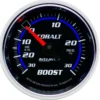 Laddtrycksmätare 52mm 30INHG / 30PSI (Mekanisk) COBALT