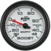 Laddtrycksmätare 66.7mm 30 IN HG / 45PSI (Mekanisk) PHANTOM II