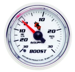 Laddtrycksmätare 52mm 30INHG-30PSI (Mekanisk) C2