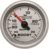 Laddtrycksmätare 52mm 30IN HG / 30PSI (Mekanisk) ULTRA-LITE II