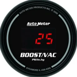 Laddtrycksmätare 52mm 30IN HG / 30PSI Sport-Comp Digital