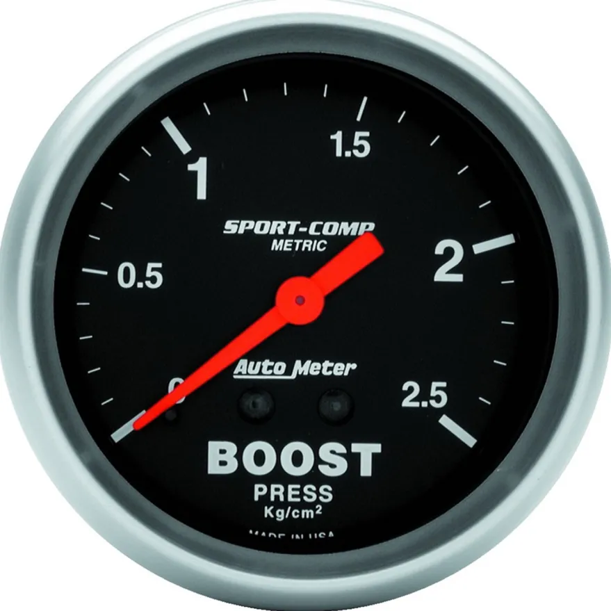 Laddtrycksmätare 66.7mm 2.5KG/CM2 (Mekanisk) SPORT-COMP