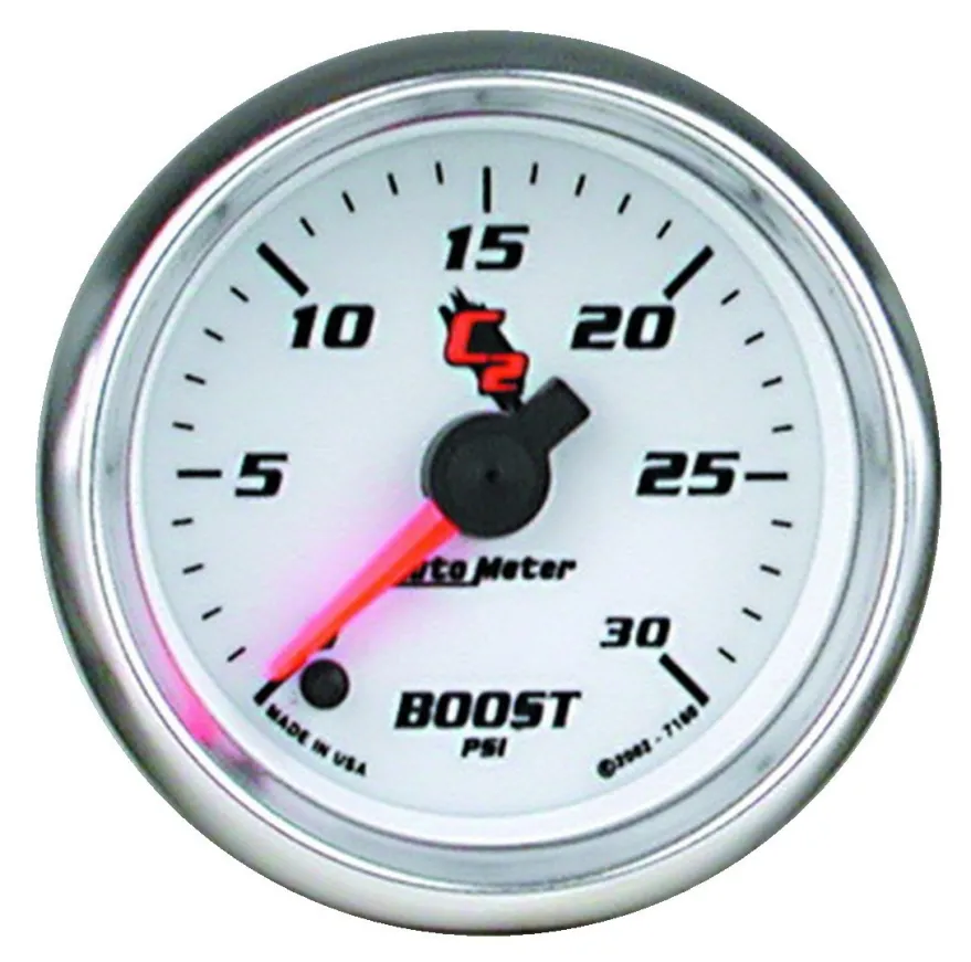 Laddtrycksmätare 52mm 30PSI (Digital Stepper-motor) C2
