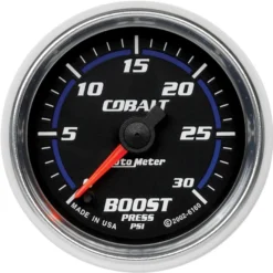 Laddtrycksmätare 52mm 30PSI (Digital Stepper-motor) COBALT