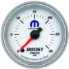 Laddtrycksmätare 52mm 30PSI (Digital Stepper-motor) Vit MOPAR
