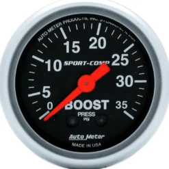 Laddtrycksmätare 52mm 35PSI (Mekanisk) SPORT-COMP