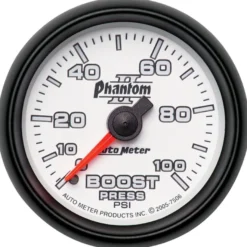 Laddtrycksmätare 52mm 100PSI (Mekanisk) PHANTOM II