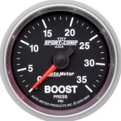 Laddtrycksmätare 52mm 35PSI (Mekanisk) SPORT-COMP II